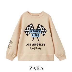 ZARA Kids | Beige | “INFINITE RIDER” SWEATSHIRT